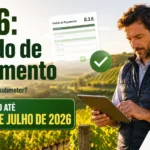 Pedido de pagamento B.3.6 com prazo até 31 de julho de 2026