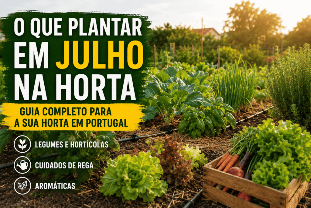 Horta em Julho