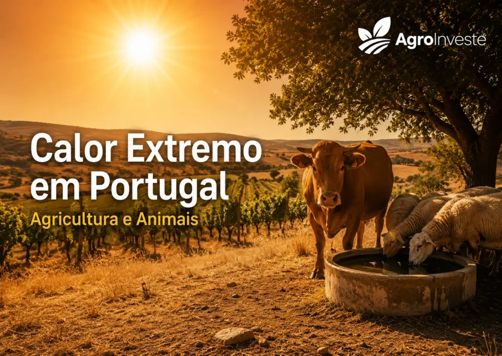 Calor extremo em Portugal: efeitos na agricultura e animais