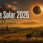 Eclipse Solar 2026 em Portugal: efeitos na agricultura e animais