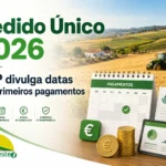 Pedido Único 2026: IFAP divulga datas dos primeiros pagamentos — calendário, euros e campos agrícolas