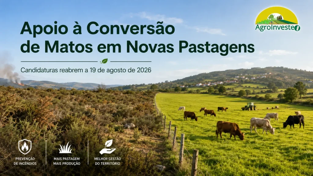 Apoio à Conversão de Matos em Novas Pastagens 2026