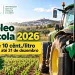 Gasóleo agrícola 2026 com apoio de 10 cêntimos por litro até 31 de dezembro
